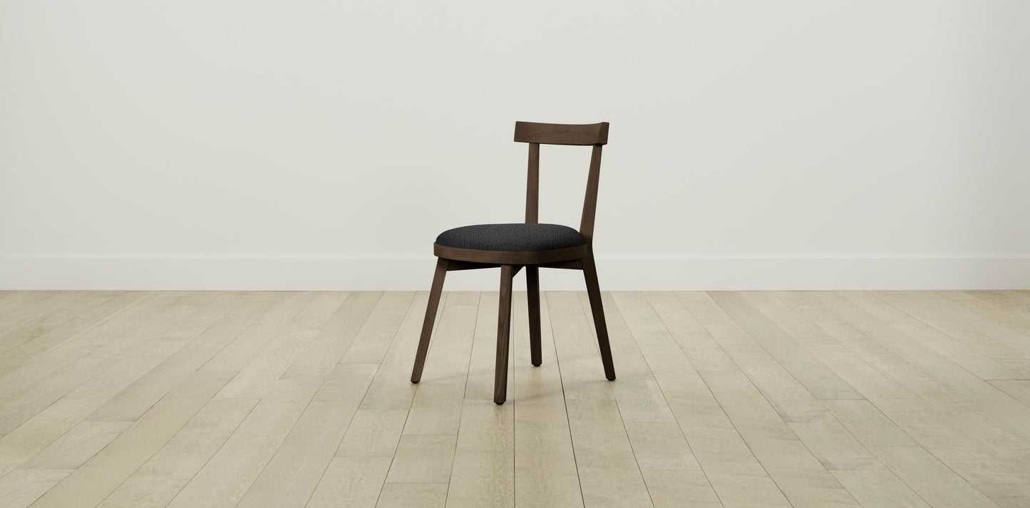 The Allen - Italian Bouclé Storm Dining Chair