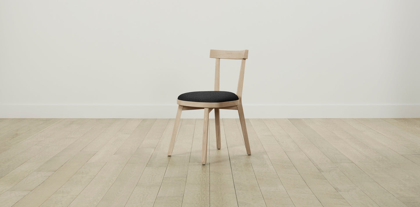 The Allen - Italian Bouclé Storm Dining Chair