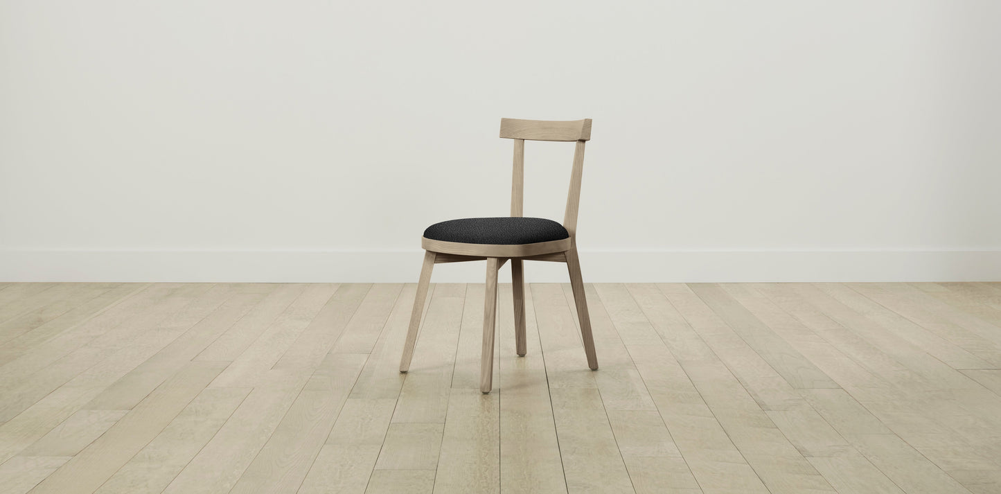 The Allen - Italian Bouclé Storm Dining Chair
