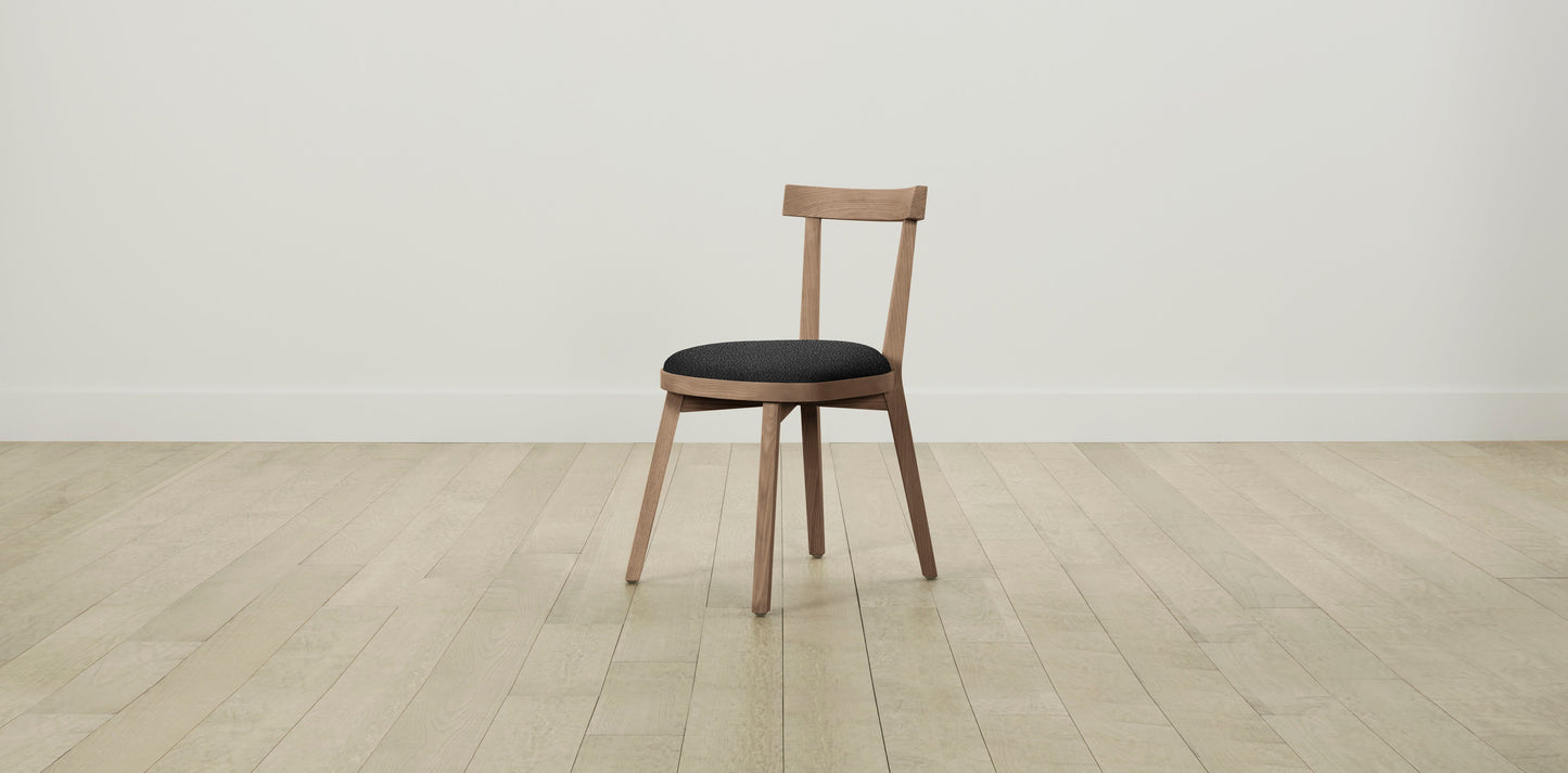 The Allen - Italian Bouclé Storm Dining Chair