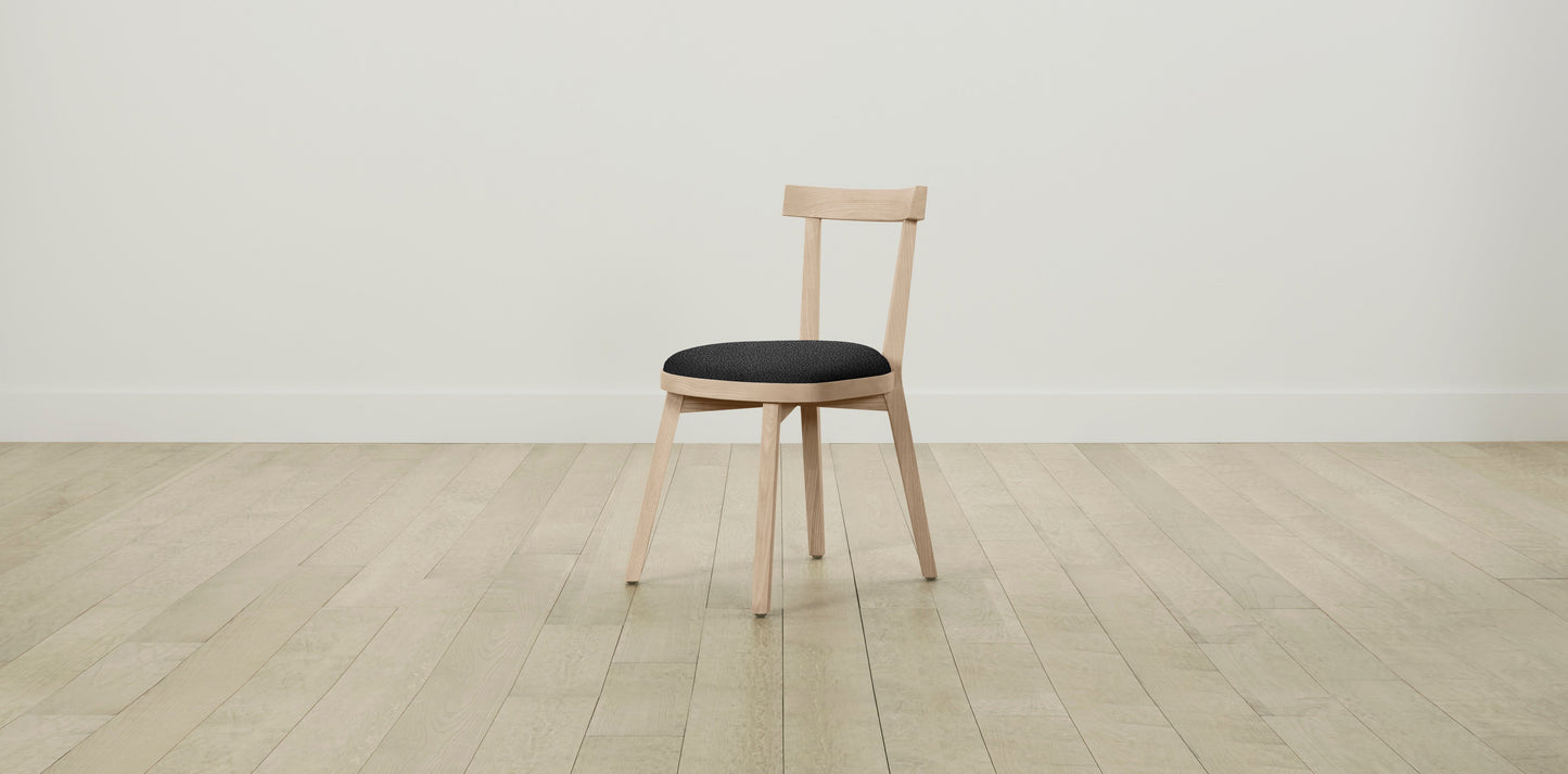 The Allen - Italian Bouclé Storm Dining Chair