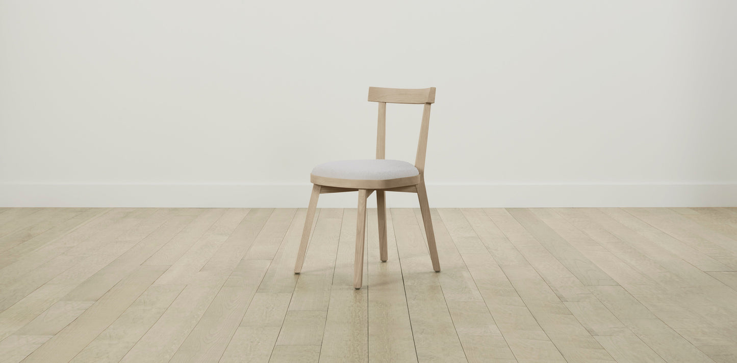 The Allen - Performance Bouclé Polar Dining Chair