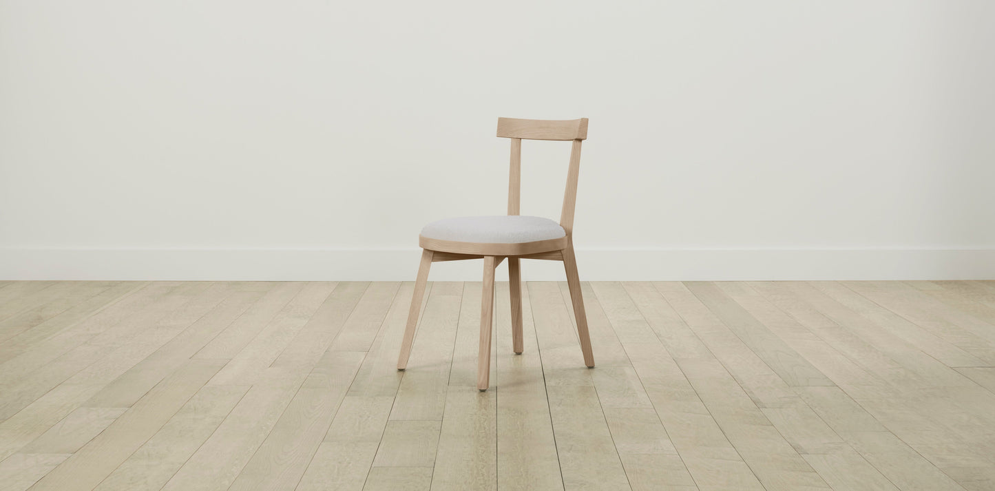 The Allen - Performance Bouclé Polar Dining Chair