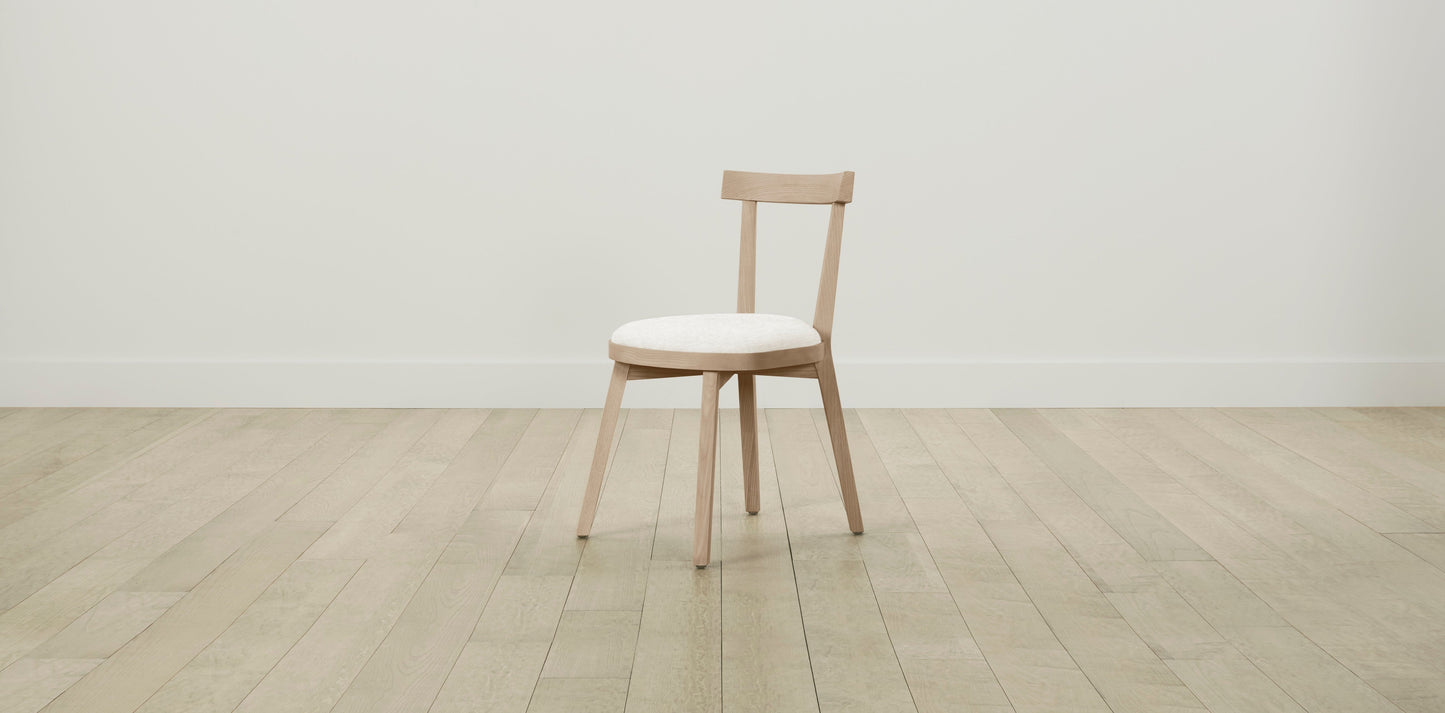 The Allen - Performance Chenille Alabaster Dining Chair