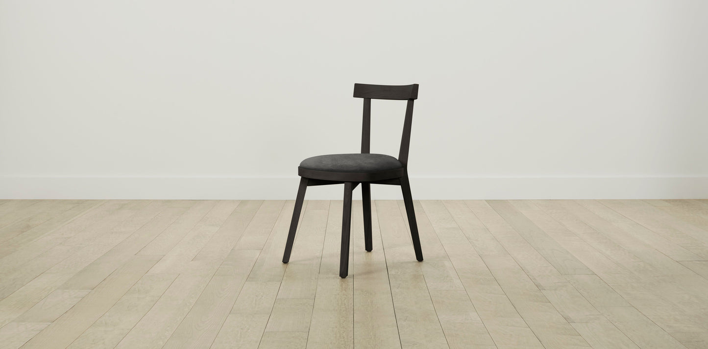 The Allen - Performance Velvet Slate Dining Chair