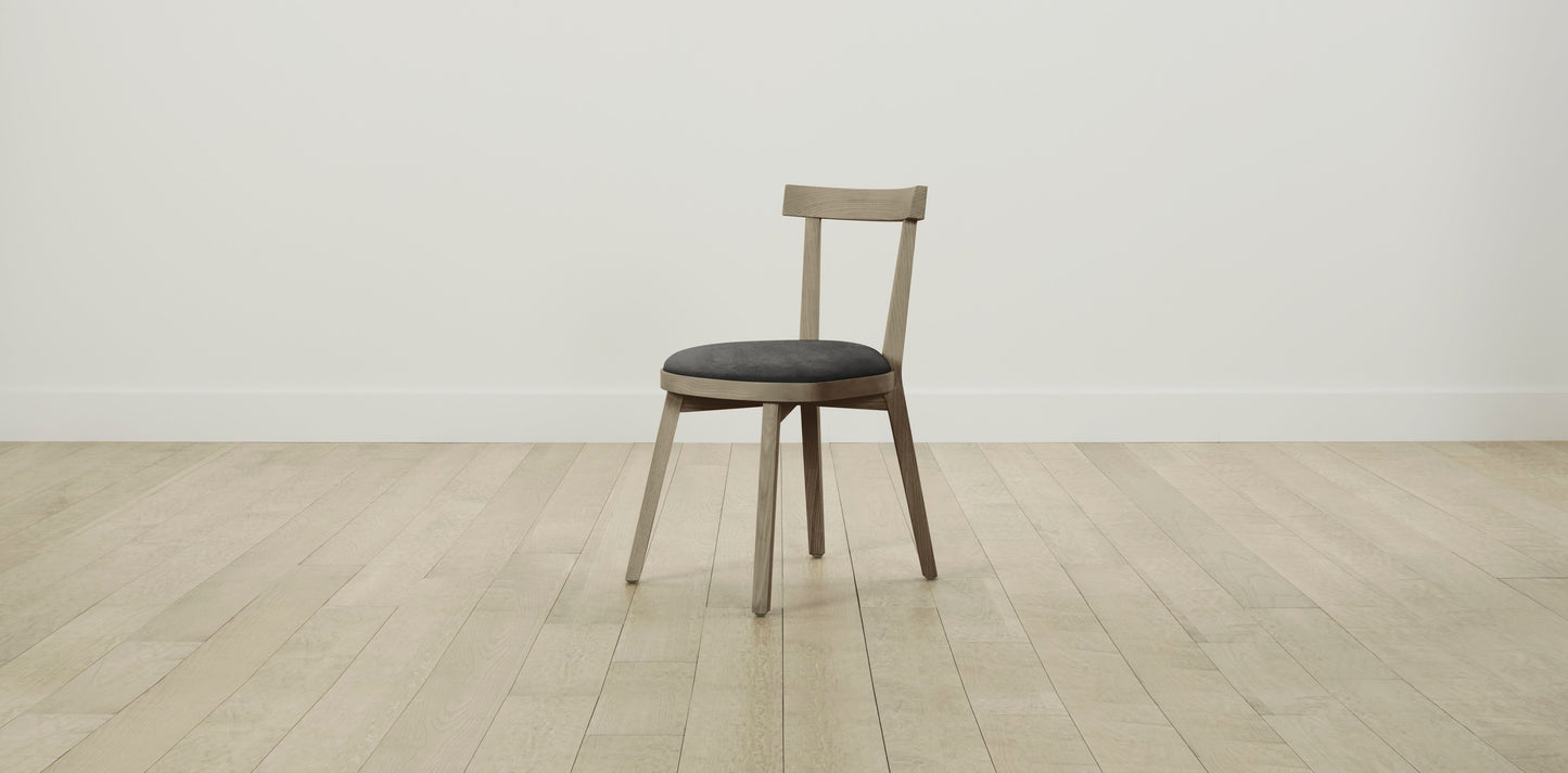 The Allen - Performance Velvet Slate Dining Chair