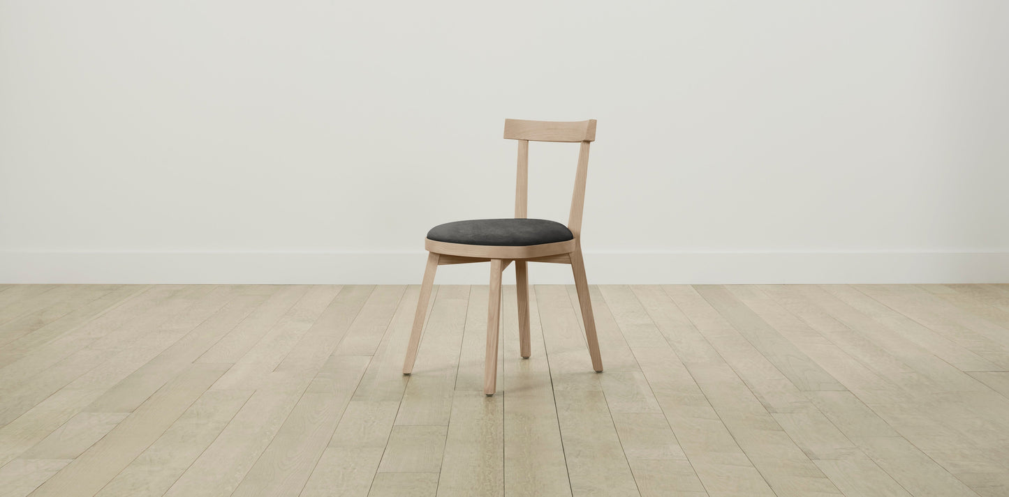The Allen - Performance Velvet Slate Dining Chair