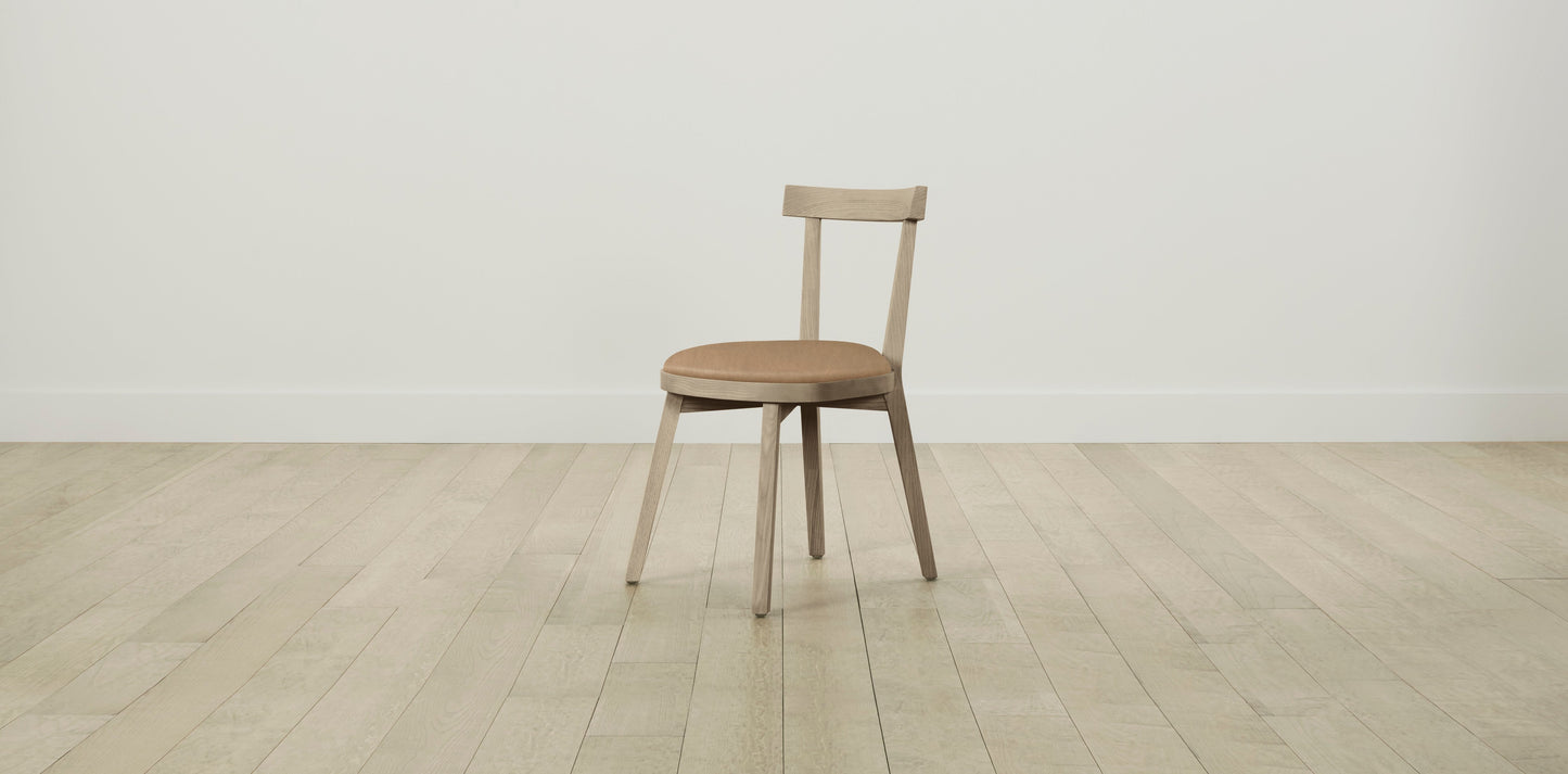 The Allen - Tuscan Leather Camel Dining Chair