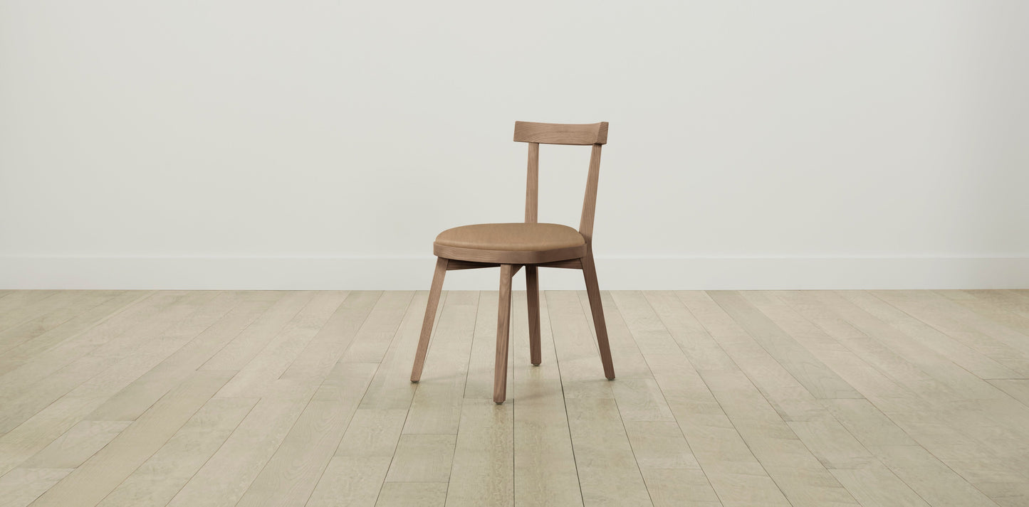 The Allen - Tuscan Leather Camel Dining Chair