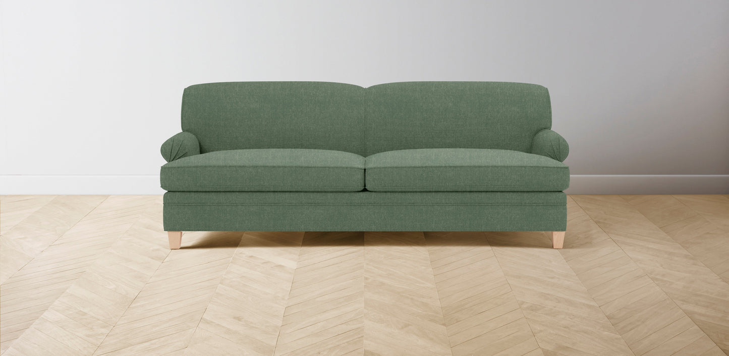 The Carmine - Performance Stonewashed Linen Aspen Sofa