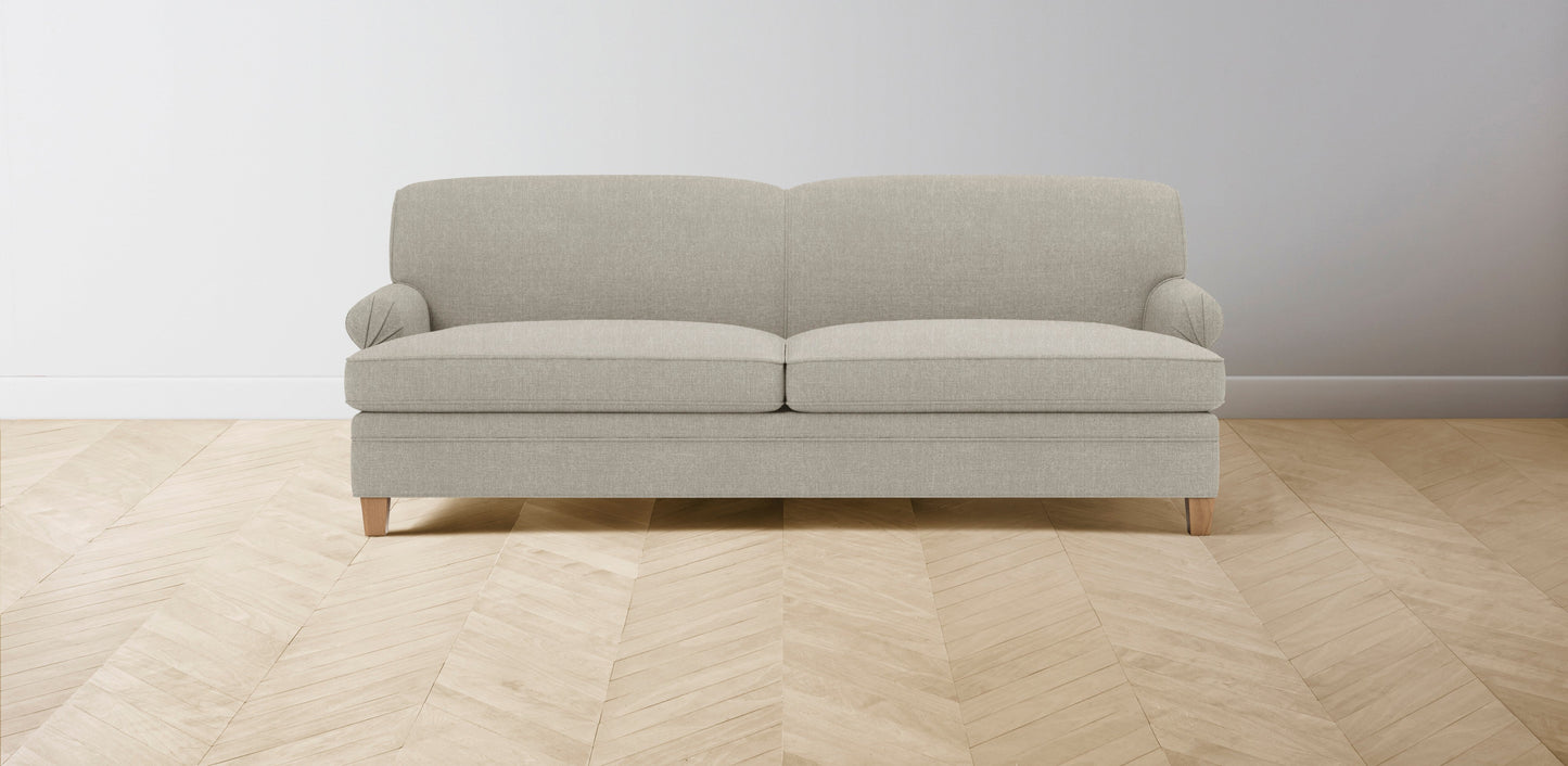 The Carmine - Performance Stonewashed Linen Dew Sofa
