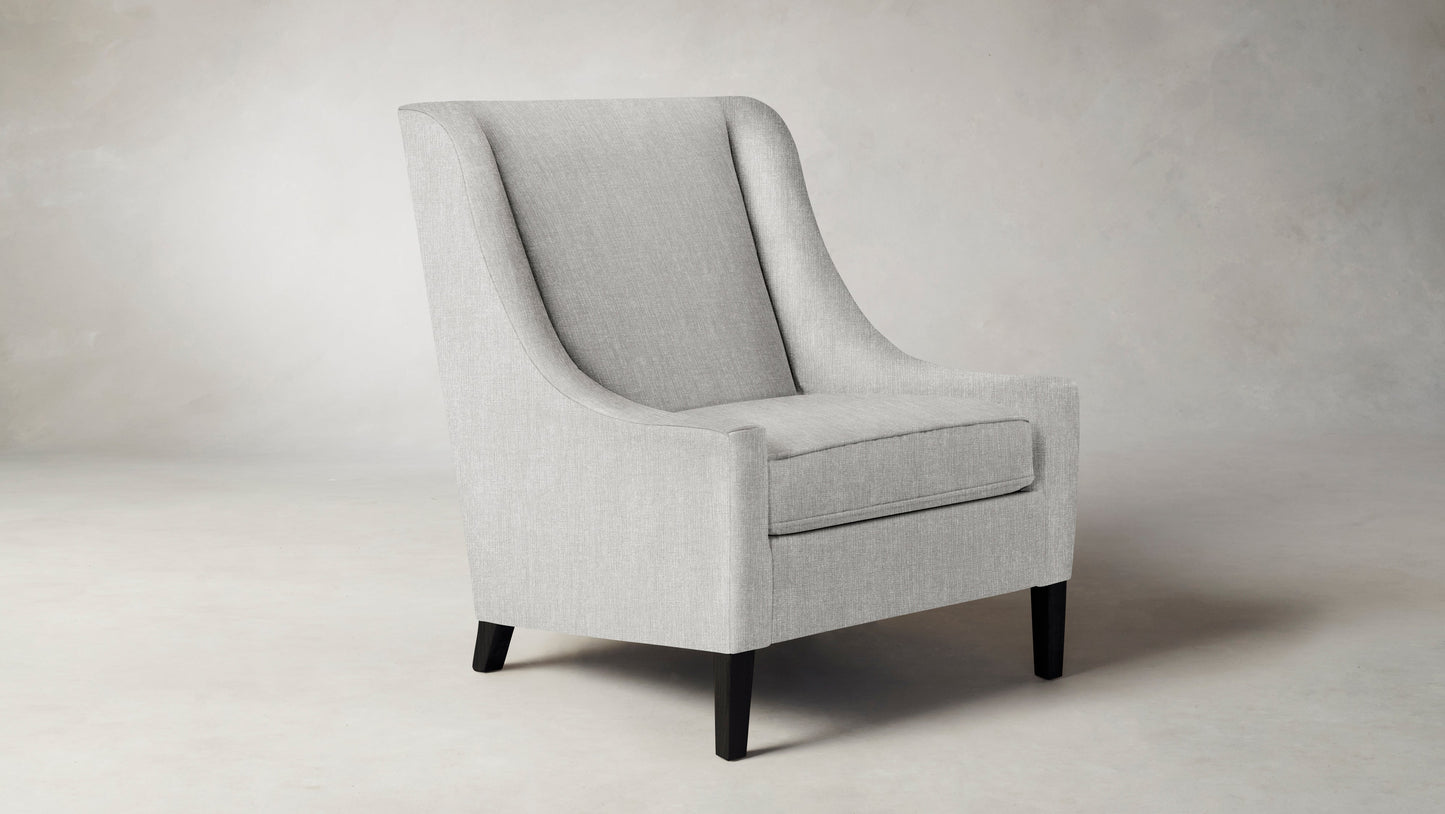 The Chrystie - Performance Tweed Salt Chair