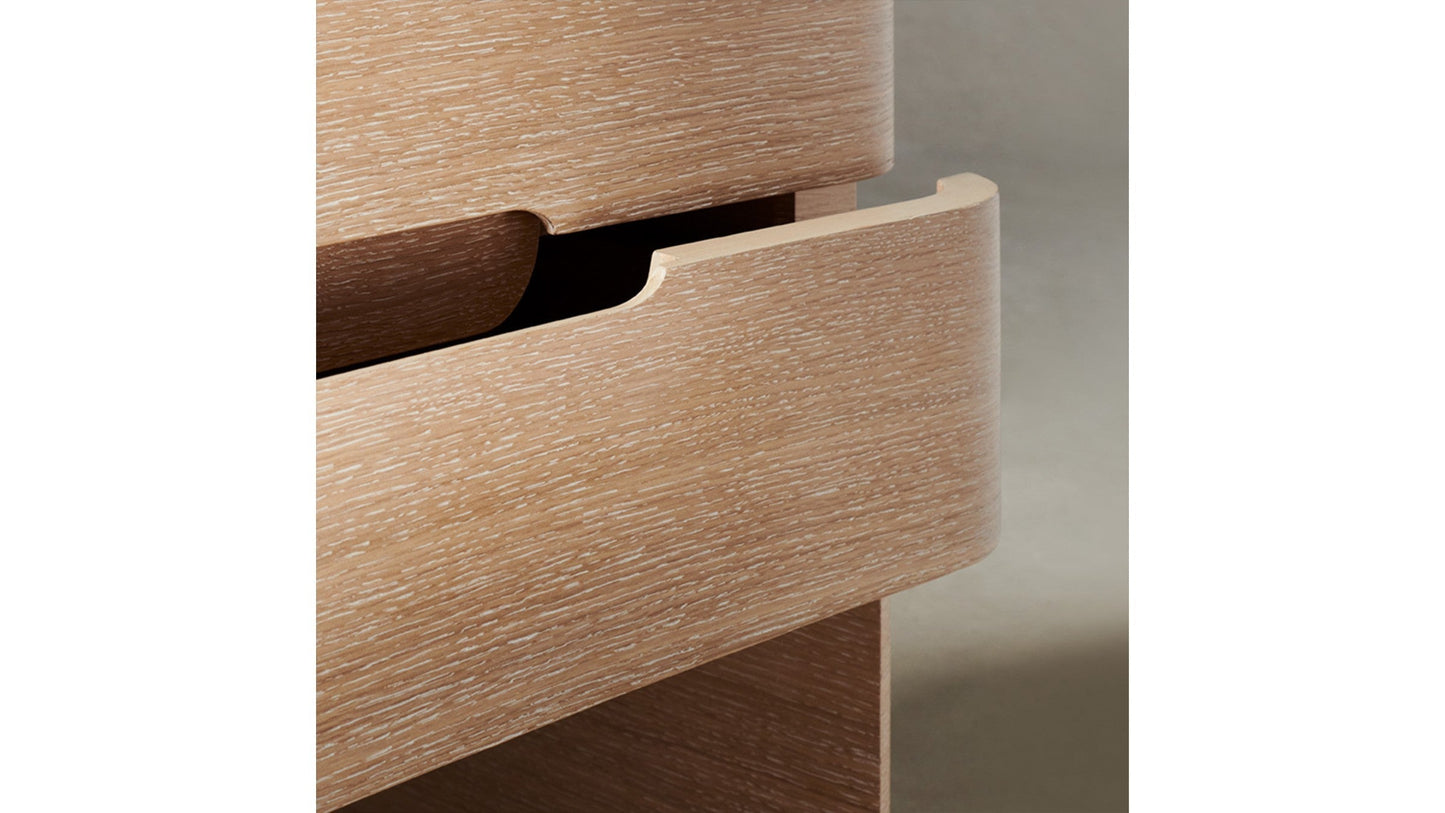 The Rivington - None None Large 2-Drawer Nightstand