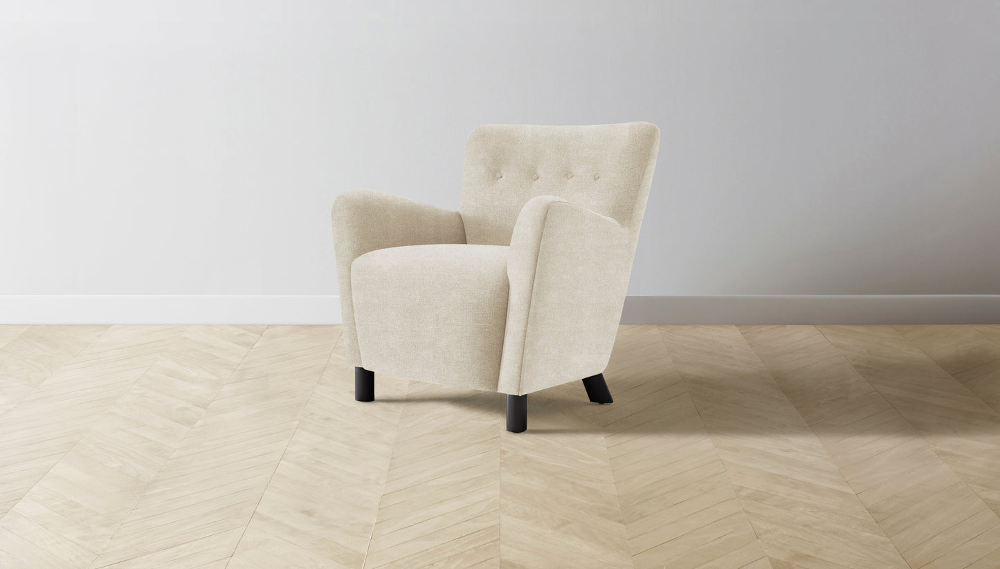 The Perry - Performance Melange Weave Shell Chair