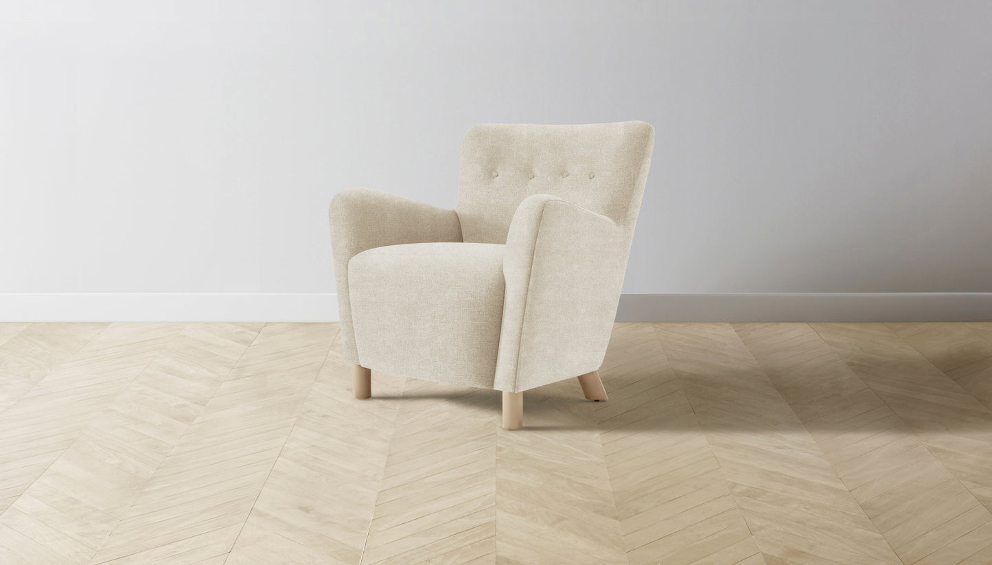 The Perry - Performance Melange Weave Shell Chair
