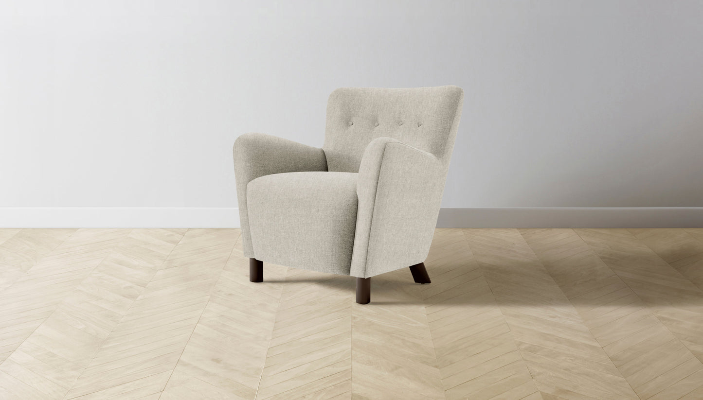The Perry - Performance Stonewashed Linen Dew Chair