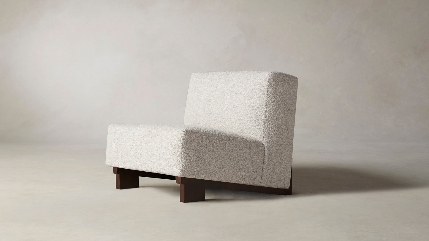 The Remsen - Italian Bouclé Fossil Chair
