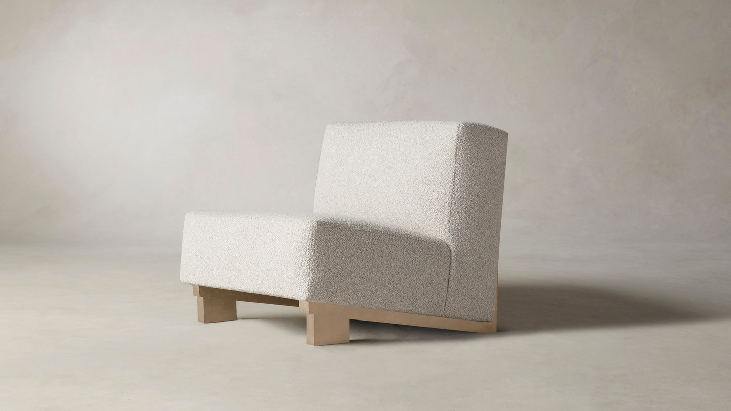 The Remsen - Italian Bouclé Fossil Chair