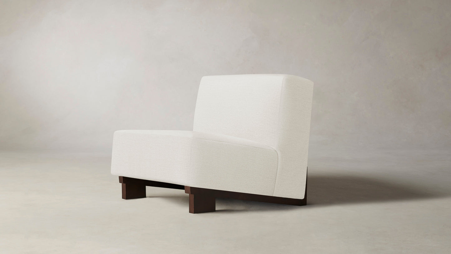The Remsen - Performance Linen Oyster Chair