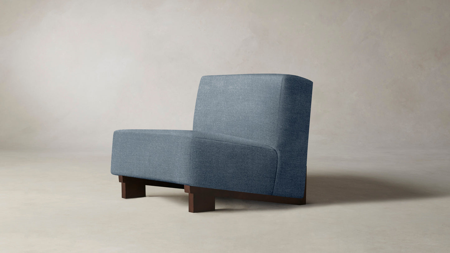 The Remsen - Performance Stonewashed Linen Chambray Chair