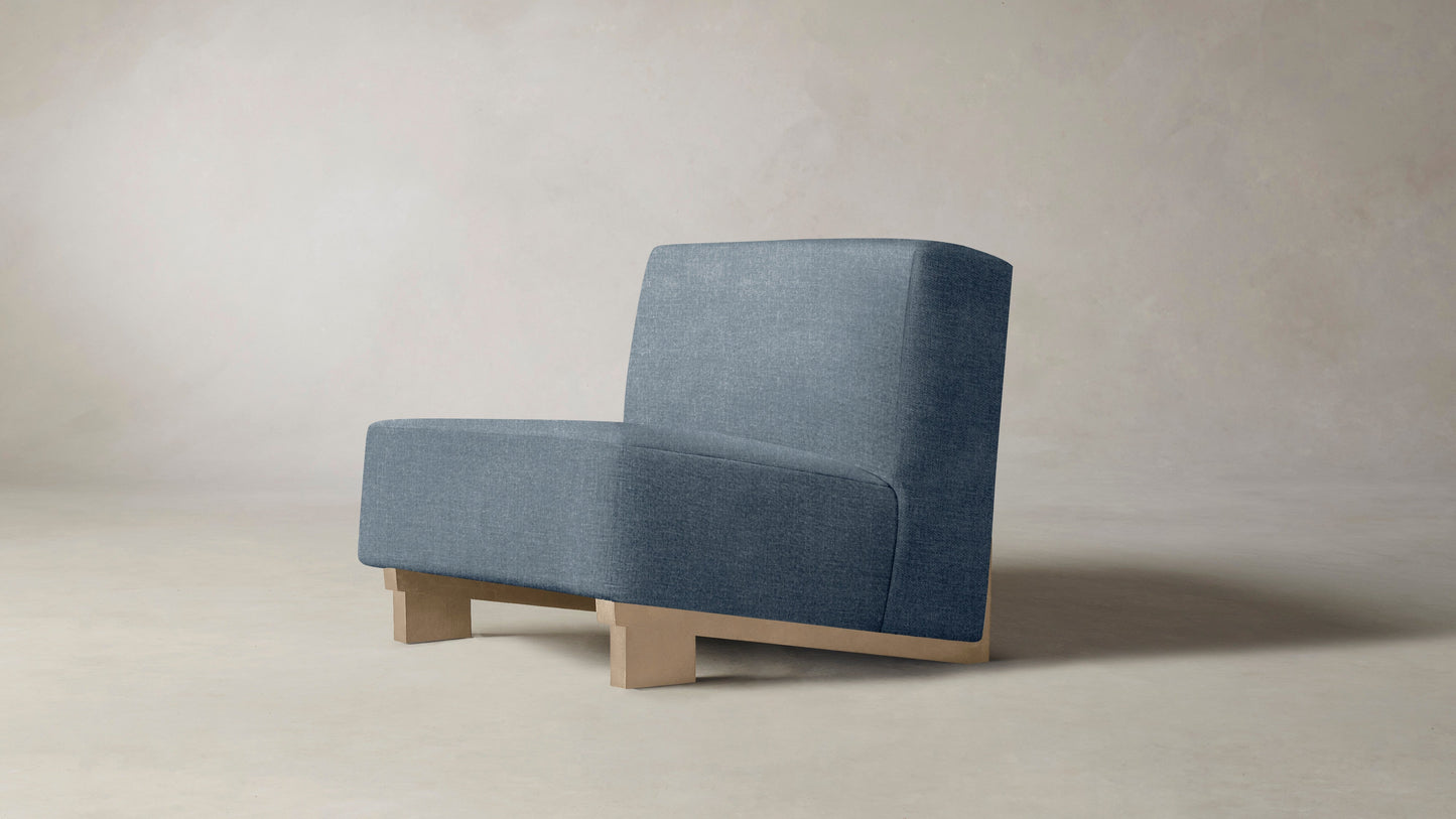 The Remsen - Performance Stonewashed Linen Chambray Chair