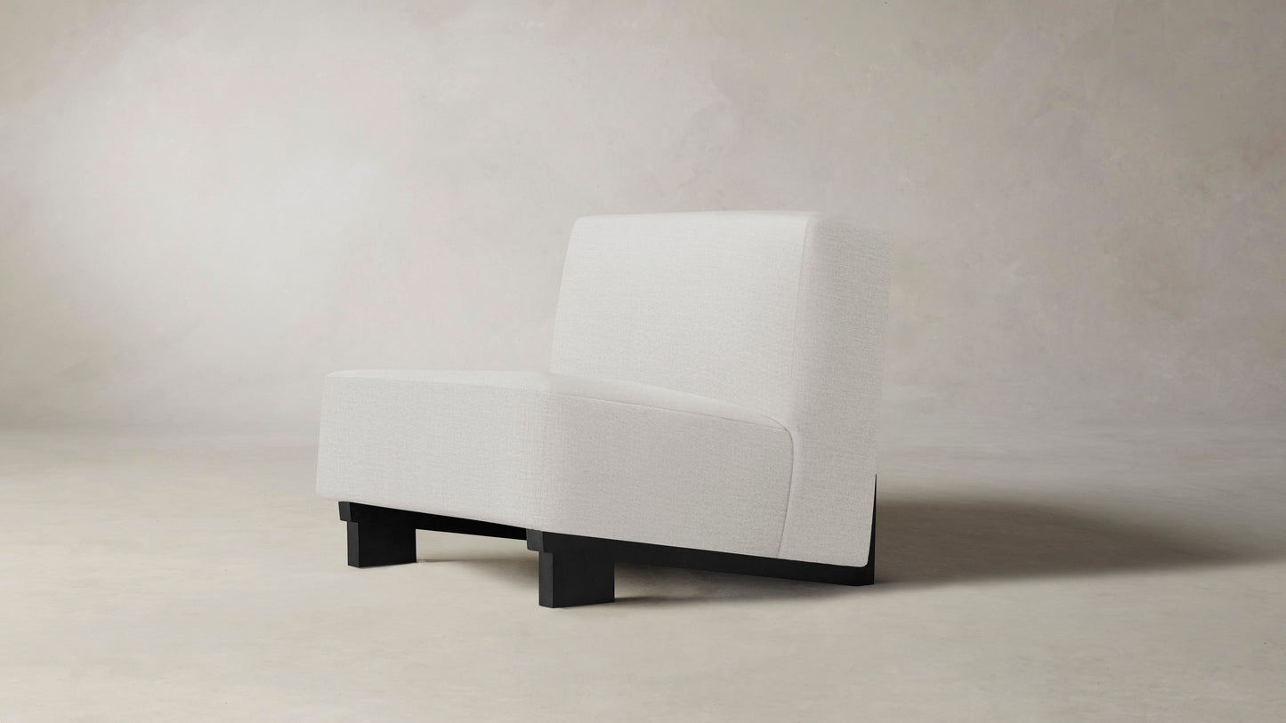 The Remsen - Performance Textured Linen Bone Chair