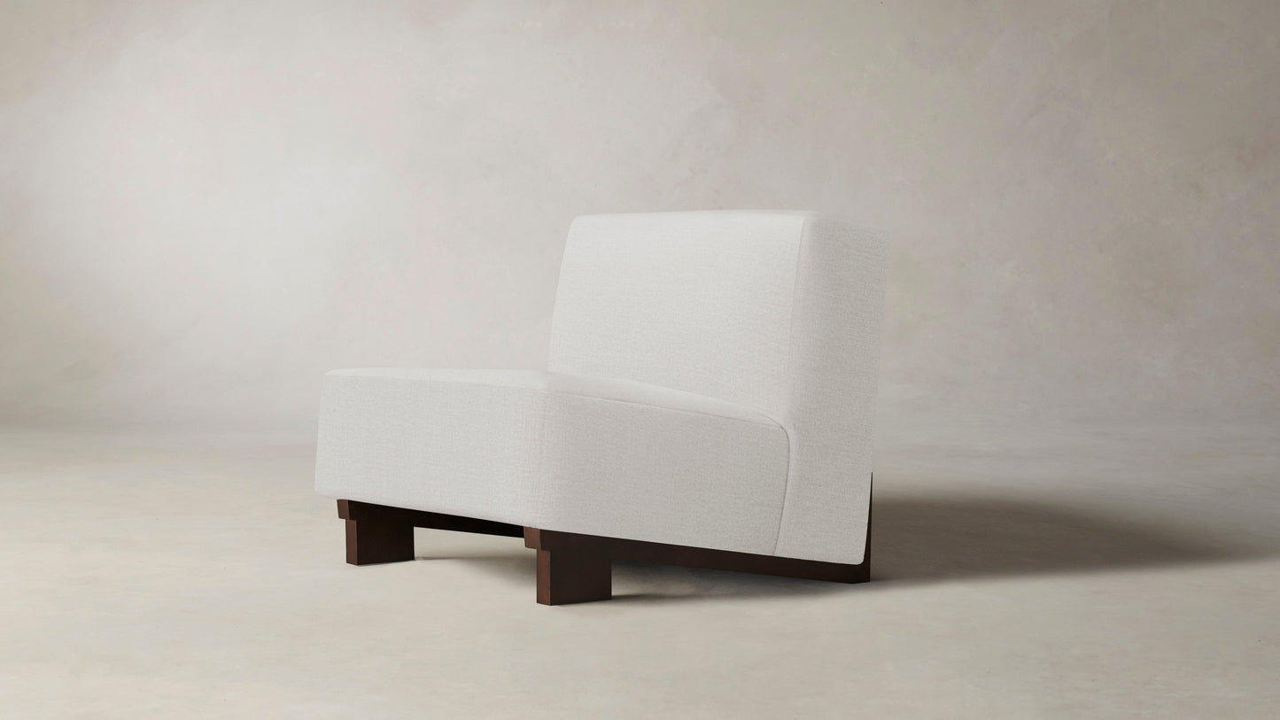 The Remsen - Performance Textured Linen Bone Chair