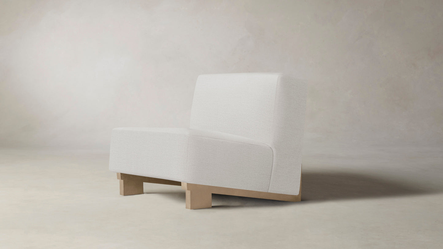 The Remsen - Performance Textured Linen Bone Chair