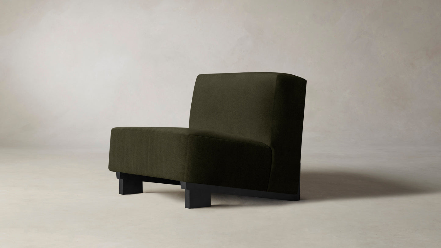 The Remsen - Performance Velvet Olive Chair