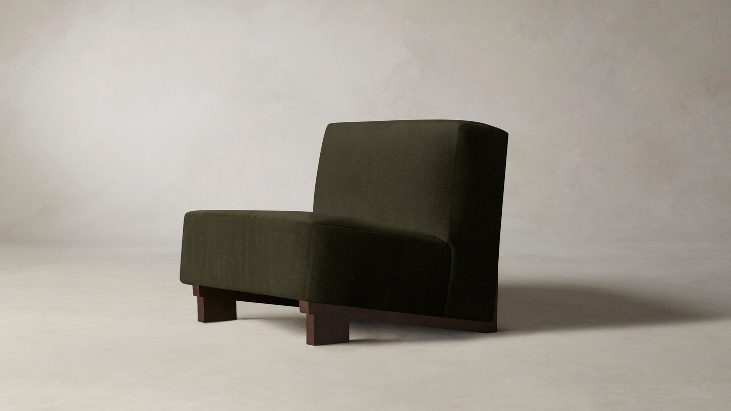 The Remsen - Performance Velvet Olive Chair