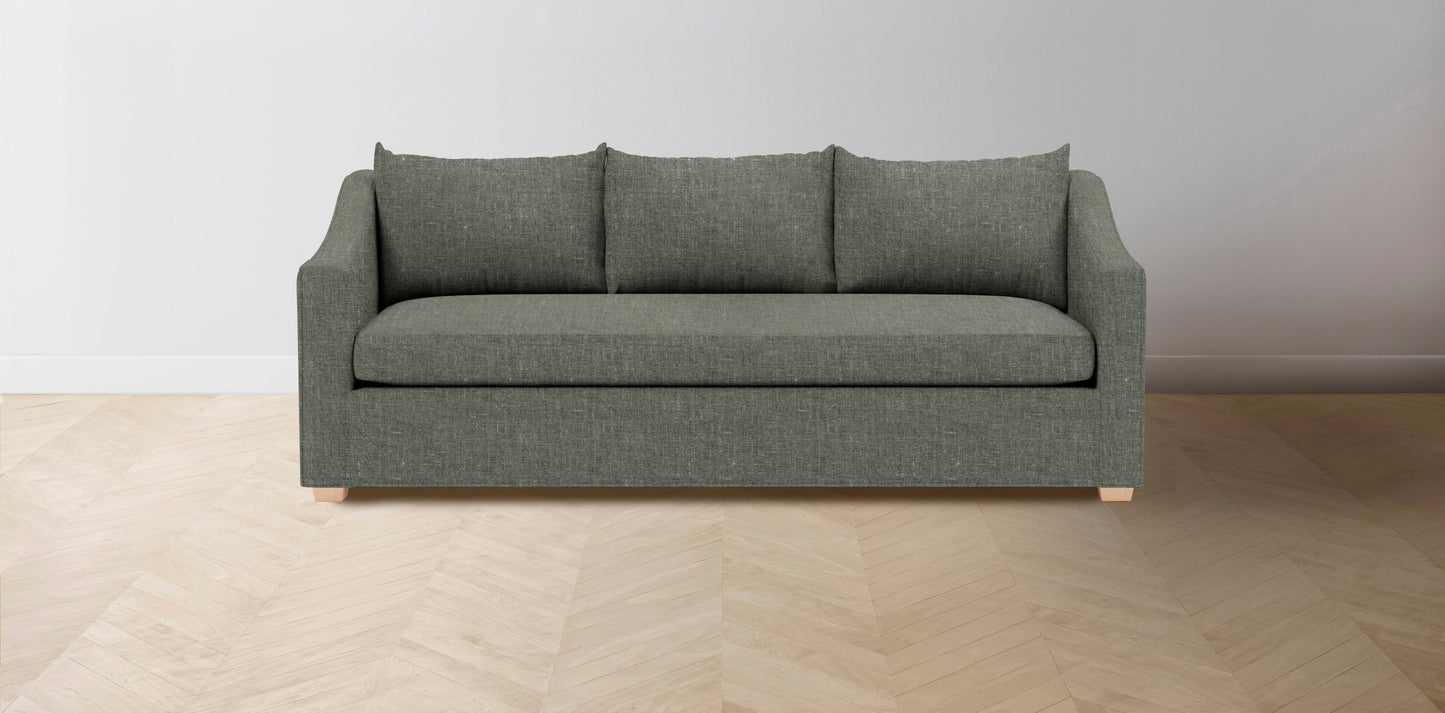 The Sullivan - Belgian Linen Thyme Sofa