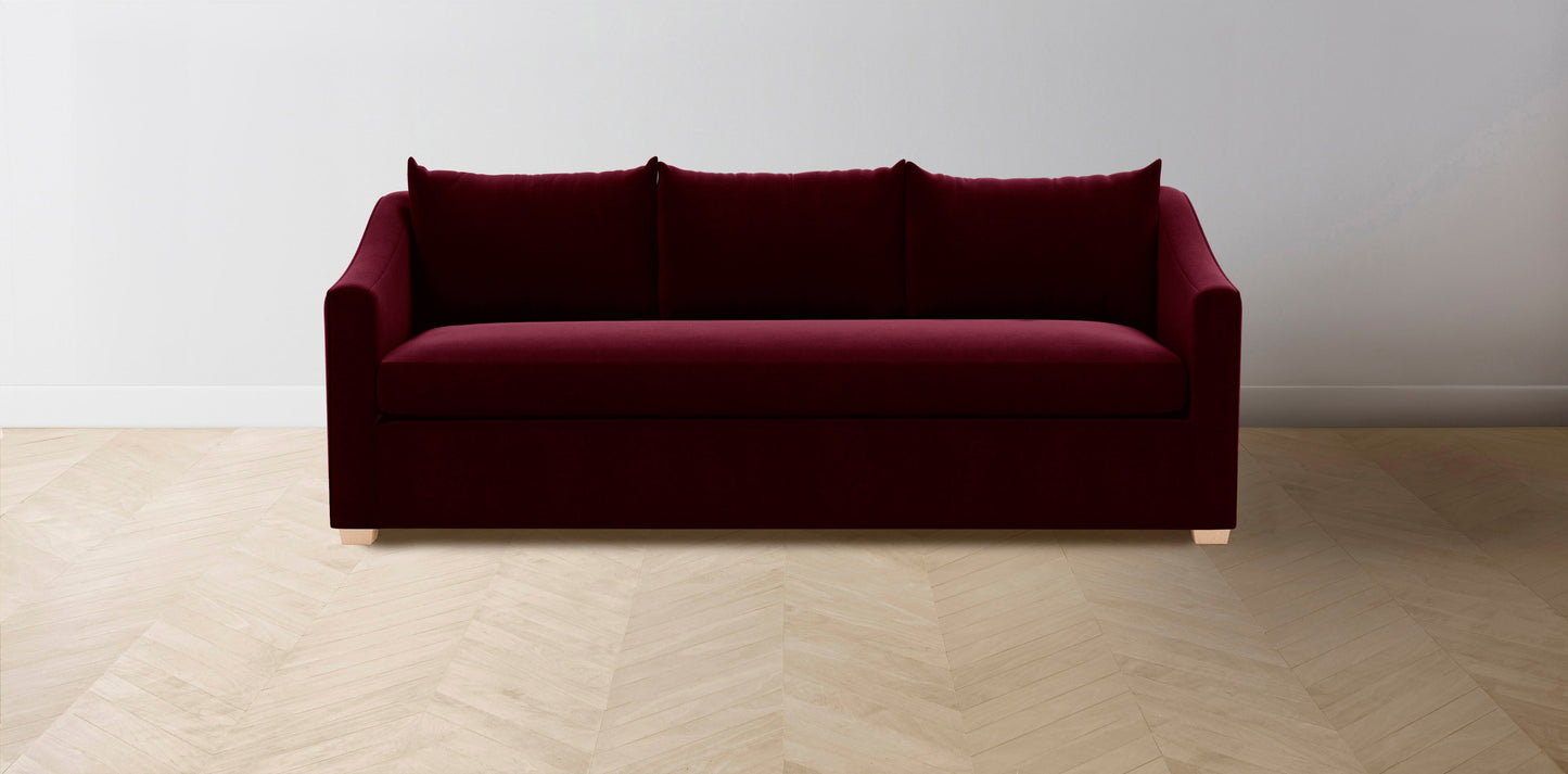 The Sullivan - Mohair Crimson Sofa