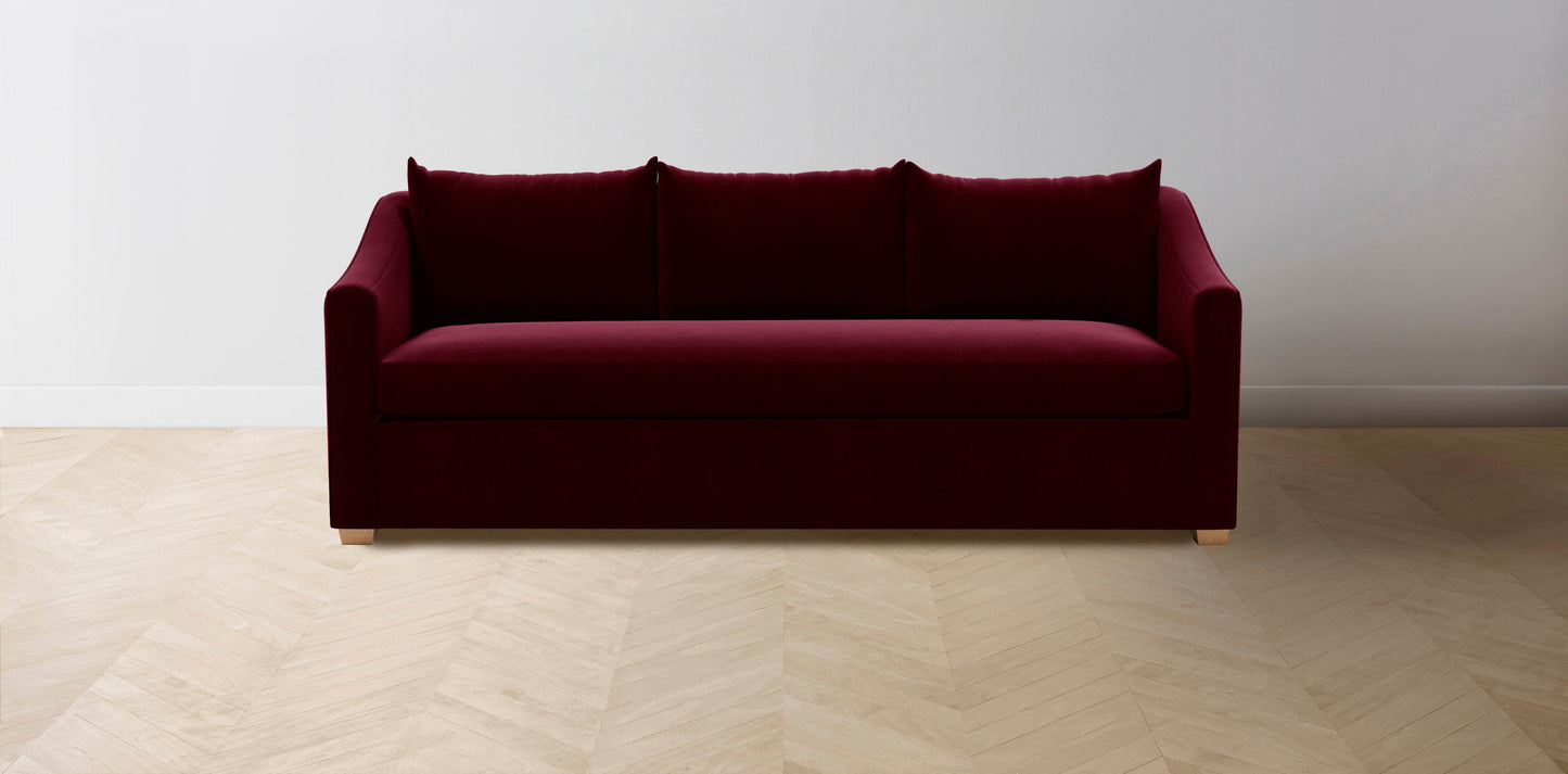The Sullivan - Mohair Crimson Sofa
