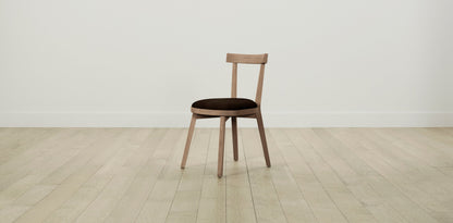 The Allen  - Mohair Chocolate Dining Chair