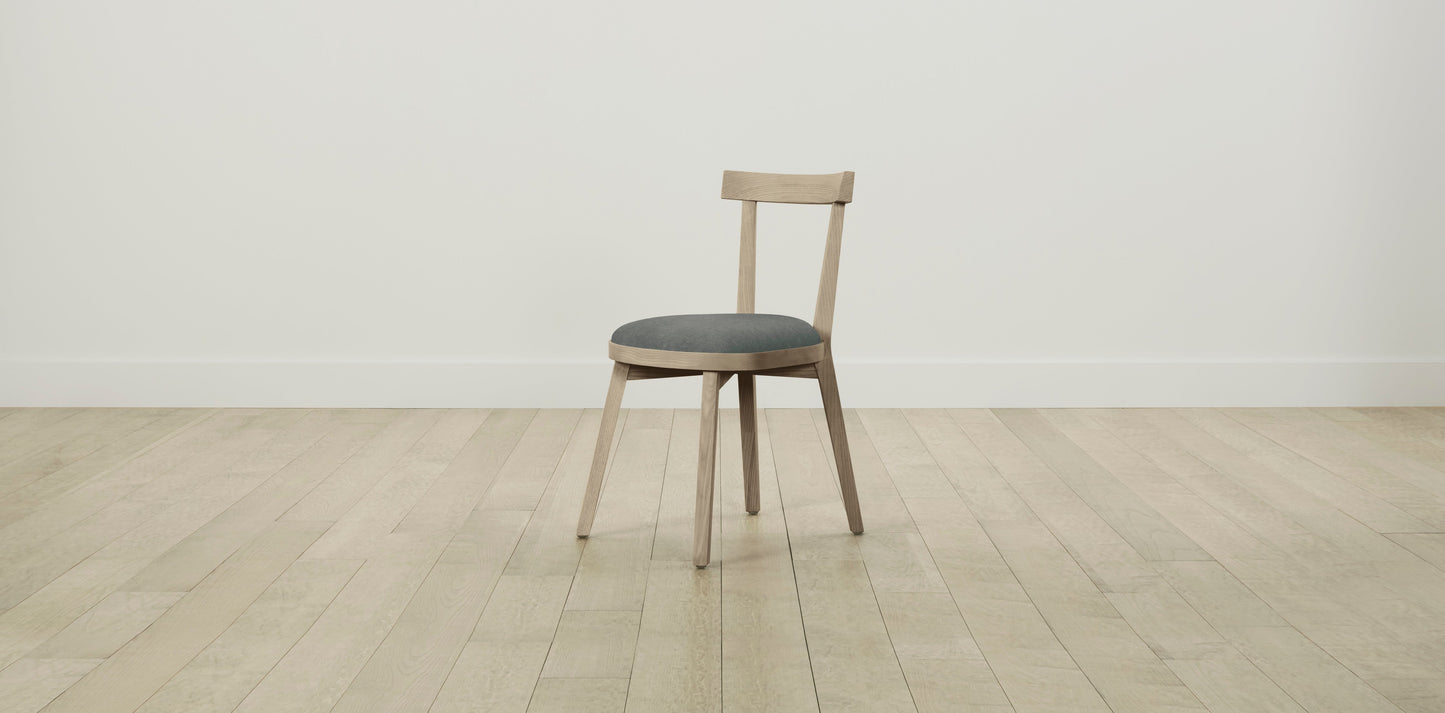 The Allen  - Mohair Fog Dining Chair