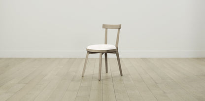 The Allen  - Performance Textured Tweed Snow Dining Chair