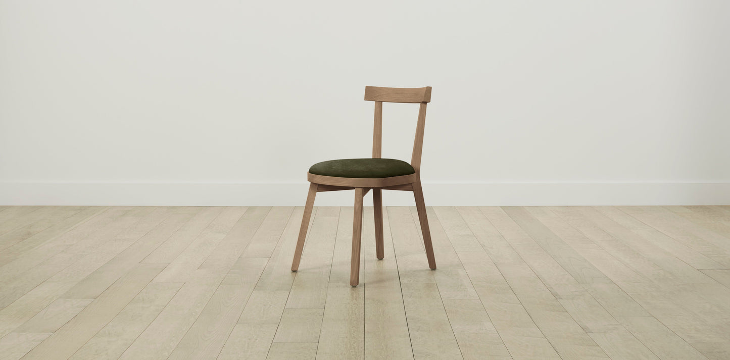 The Allen  - Performance Velvet Olive Dining Chair