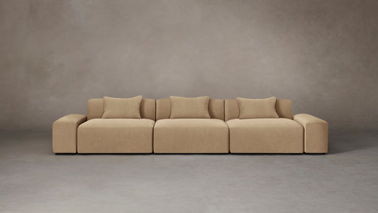 The Breuer Modular  - Mohair Almond Sofa