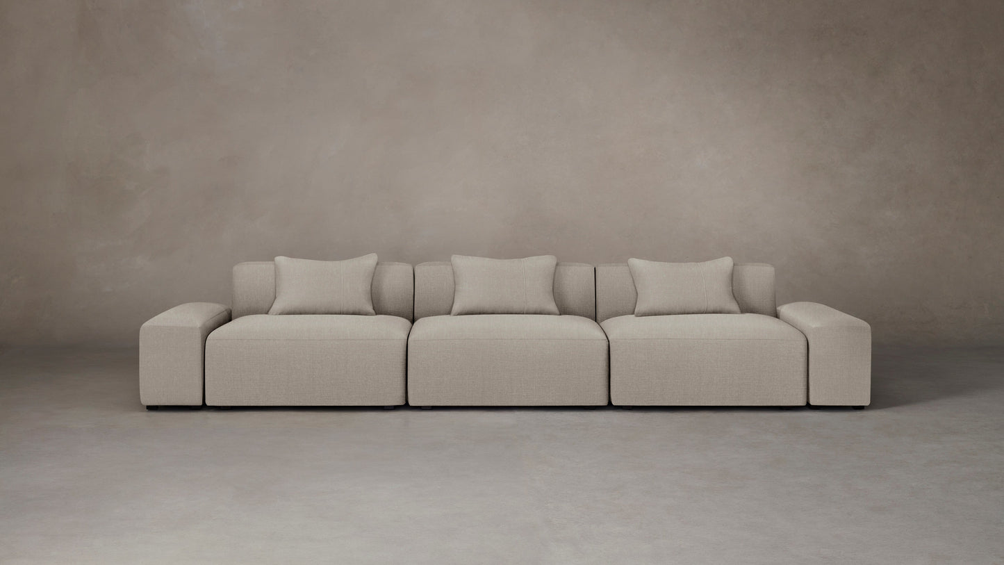 The Breuer Modular  - Performance Stonewashed Linen Dew Sofa