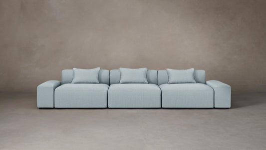 The Breuer Modular  - Performance Woven Chenille Rain Sofa