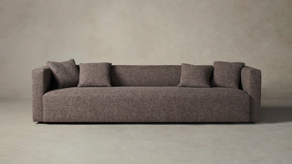 The Breuer  - Belgian Linen Carob Sofa