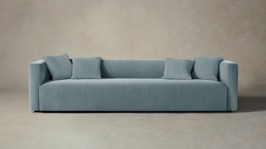 The Breuer  - Mohair Slate Blue Sofa