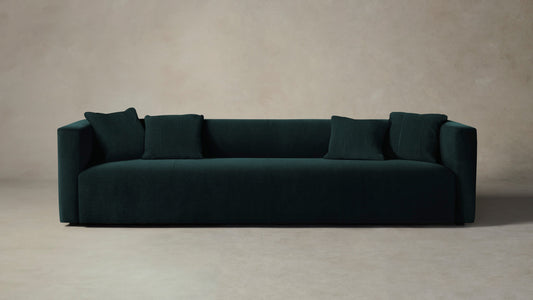 The Breuer  - Performance Velvet Emerald Sofa