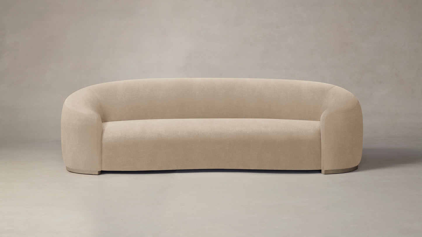 The Chelsea  - Performance Velvet Taupe Sofa