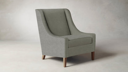 The Chrystie  - Merino Granite Chair