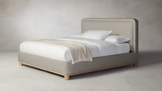 The Kent  - Performance Bouclé Morel Bed - 47" Headboard