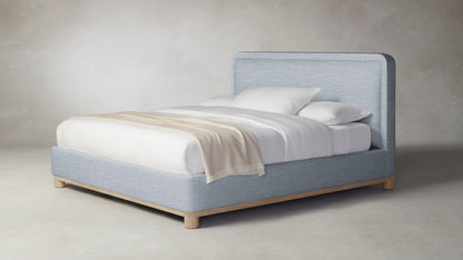 The Kent  - Performance Chenille Harbor Bed - 53" Headboard