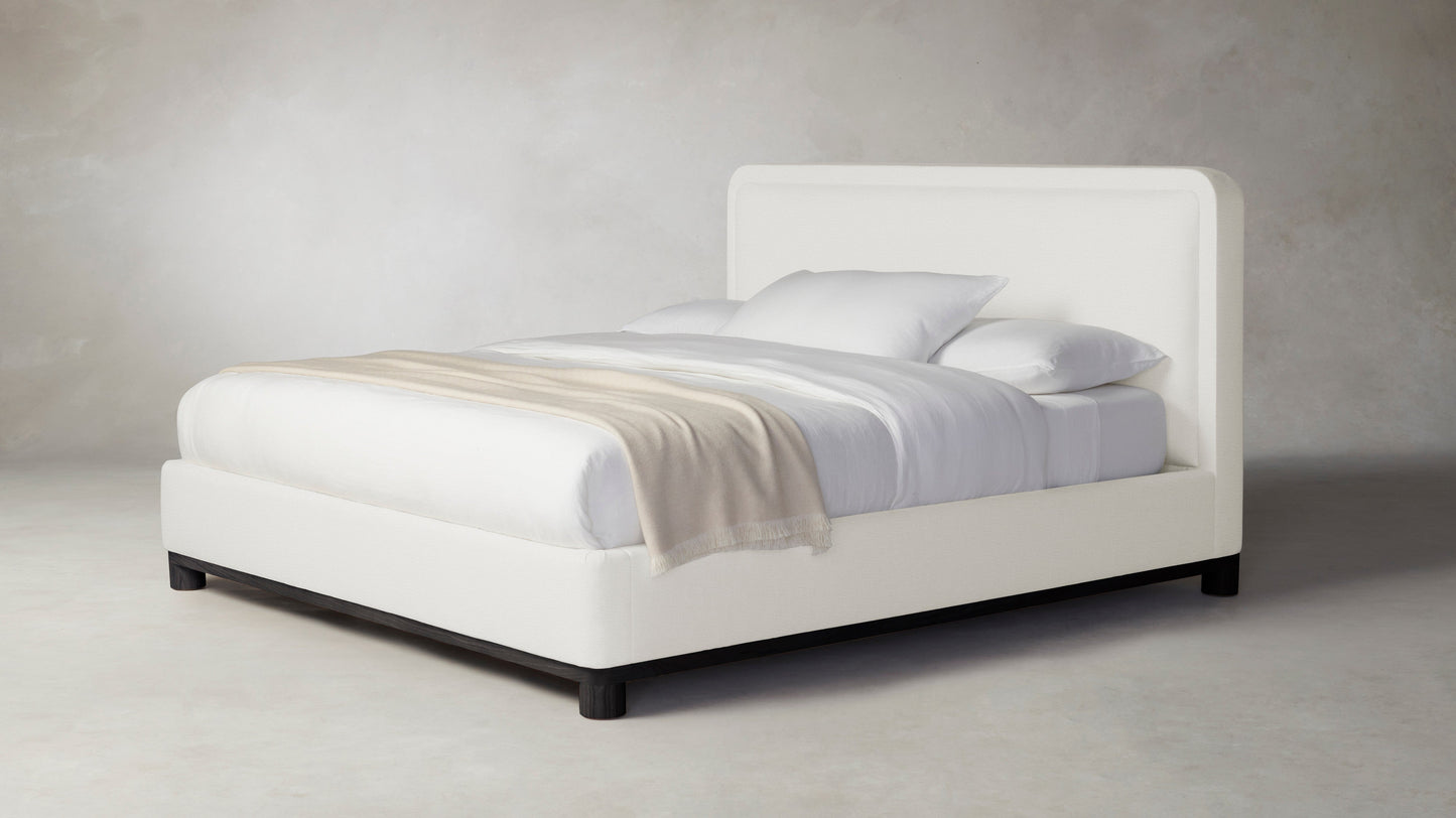 The Kent  - Performance Linen Oyster Bed - 53" Headboard