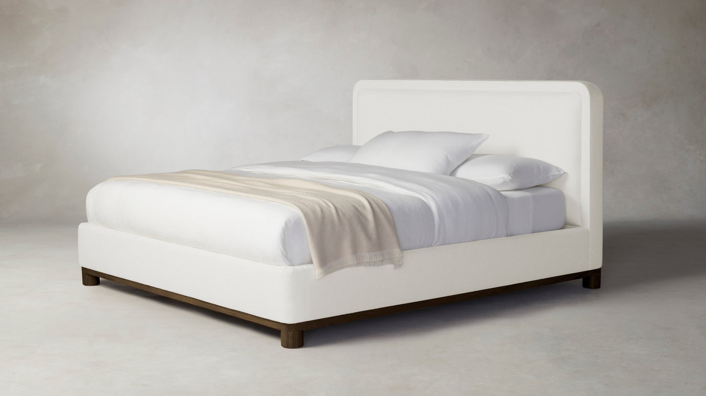 The Kent  - Performance Linen Oyster Bed - 47" Headboard