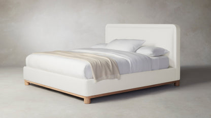 The Kent  - Performance Linen Oyster Bed - 53" Headboard